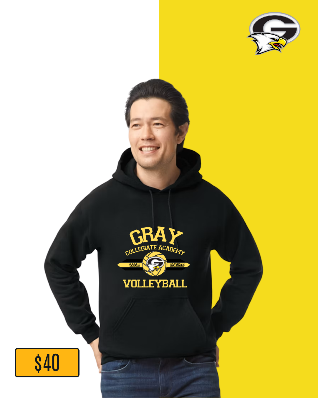 War Eagles Volleyball Hoodie